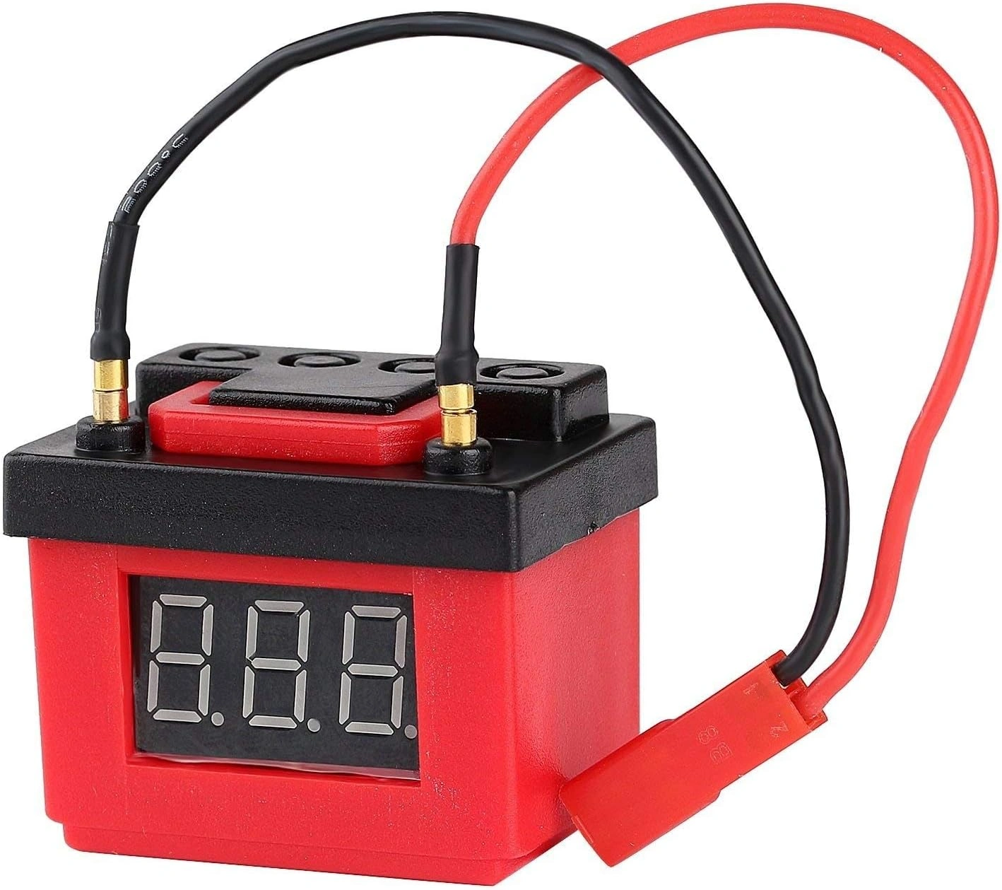 RC Battery Box: Black & Red, Killer Look, 1/10 Scale. Upgrade Your Ride!